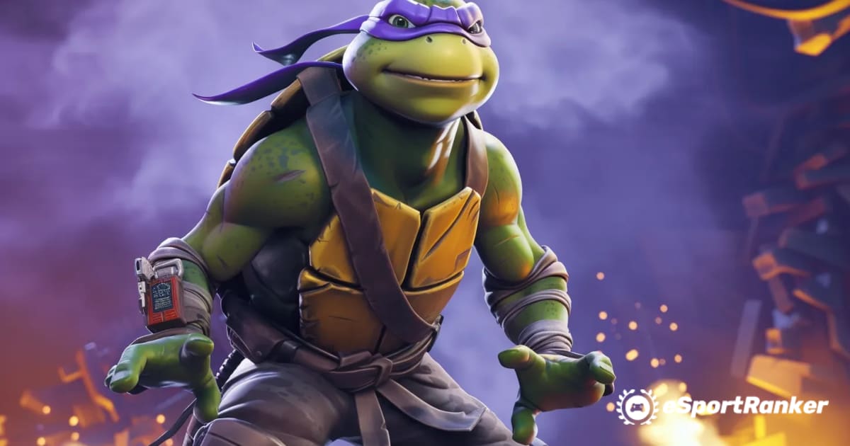 Fortnite TMNT Cowabunga ඉසව්ව: ත්‍යාග උපයන්න සහ Ninja Turtles Crossover සමඟ සම්බන්ධ වන්න